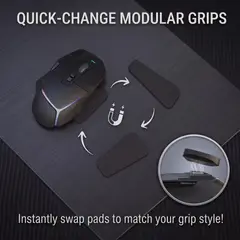 The Universal Magnetic Kit on a Logitech G502